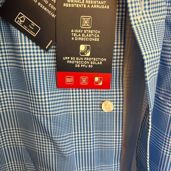 Men’s NWT Ralph Lauren Chaps Azure XLT wrinkle resistant lightweight shirt. - Picture 6 of 11